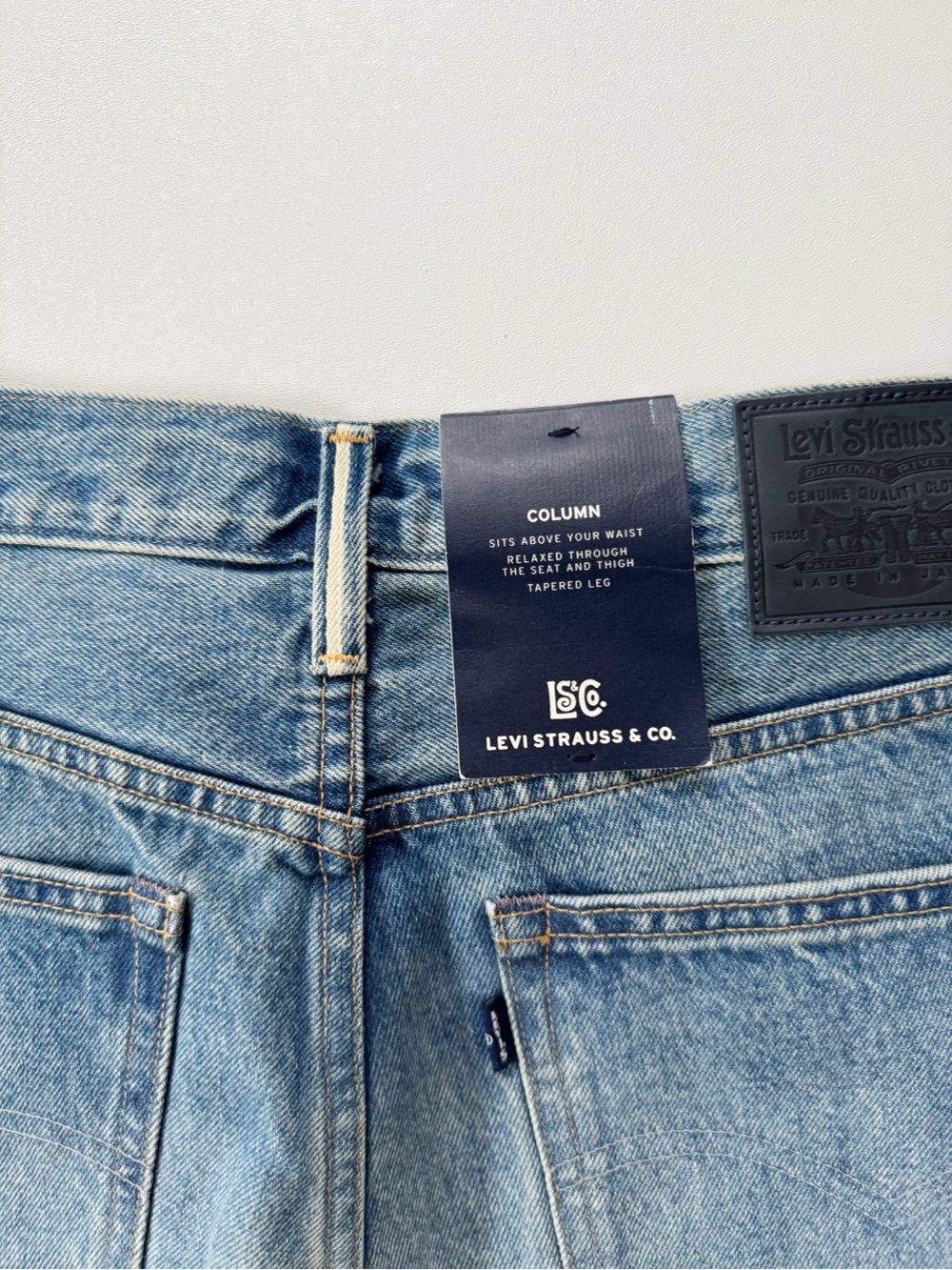 Levis Japanese Selvedge Column Jeans | 29 x 27 NWT - Picture 9 of 14